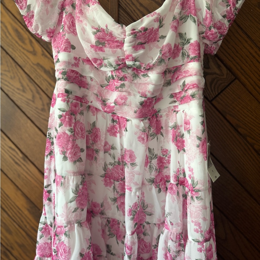 Floral Pink Women’s Dress